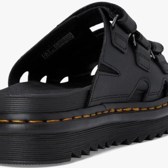 Dr. Martens Women's Raine Platform Slide Sandal Black Size 8 Womens - Picture 3 of 6